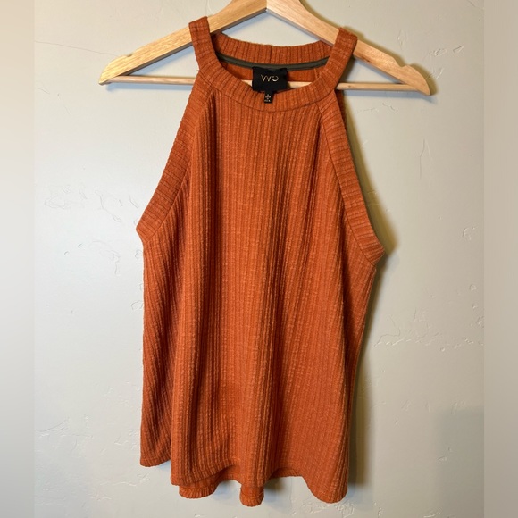 Anthropologie | Anthro W5 Ribbed Women’s Tank Top in Burnt Orange Size Large - Picture 1 of 3